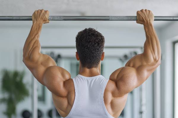 Over Head Military Press Exercise To Work Out The Shoulders